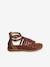 Sandales esprit spartiates cuir enfant collection maternelle marron 2 - vertbaudet enfant 