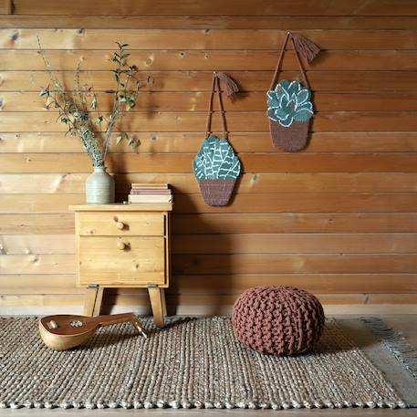 Viggo tapis jute naturel structure Jute naturelle 1 - vertbaudet enfant 