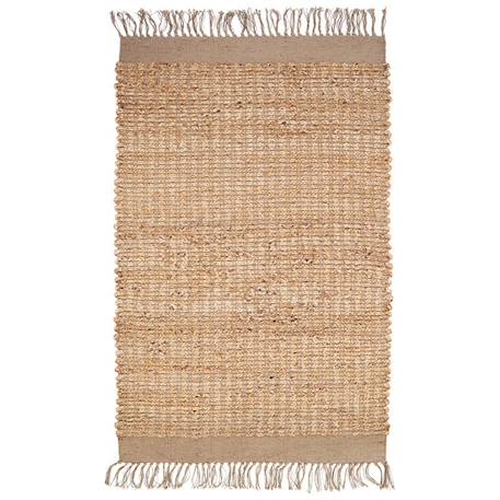 Viggo tapis jute naturel structure Jute naturelle 2 - vertbaudet enfant 