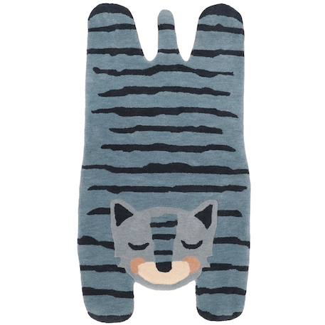 Tapis chambre enfant tigre blue tigger Bleu 1 - vertbaudet enfant 