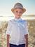 Chemise col Mao personnalisable blanc+bleu ardoise+bleu ciel+vert sauge 2 - vertbaudet enfant 