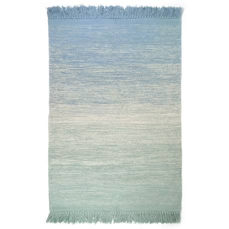 Tapis chambre enfant coton kirthy Bleu+Nude 2 - vertbaudet enfant 