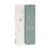Lot de 2 maxi langes en mousseline Blanc et bleu+Blanc et olive+Blanc et rose 9 - vertbaudet enfant 