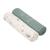 Lot de 2 maxi langes en mousseline Blanc et bleu+Blanc et olive+Blanc et rose 7 - vertbaudet enfant 