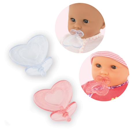 2 tétines pour poupon 30 cm Multicolore 1 - vertbaudet enfant 