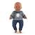 Sweat ourson pour poupon 36 cm Multicolore 2 - vertbaudet enfant 