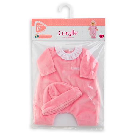 Pyjama rose et bonnet pour poupon 36 cm Multicolore 3 - vertbaudet enfant 