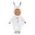 Poupon pti'cœur lapin blanc Multicolore 1 - vertbaudet enfant 