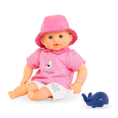 Poupon bébé bain océane - baleine Multicolore 1 - vertbaudet enfant 