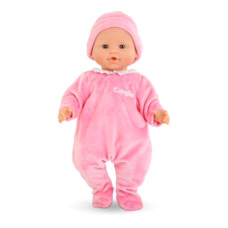 Pyjama rose et bonnet pour poupon 36 cm Multicolore 2 - vertbaudet enfant 