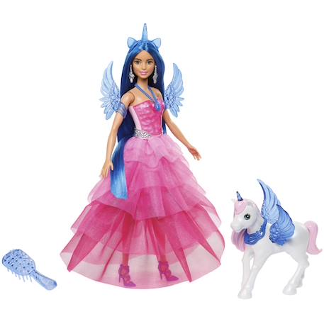 Poupée licorne saphir bleu Multicolore 2 - vertbaudet enfant 