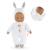 Poupon pti'cœur lapin blanc Multicolore 2 - vertbaudet enfant 