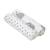 Lot de 2 maxi langes en mousseline Blanc et bleu+Blanc et olive+Blanc et rose 1 - vertbaudet enfant 