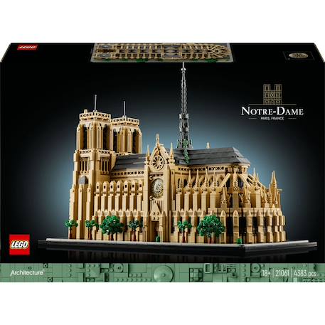 Notre dame de paris architect - LEGO 21061 Multicolore 1 - vertbaudet enfant 
