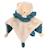 Doudou boule lion Vert 1 - vertbaudet enfant 