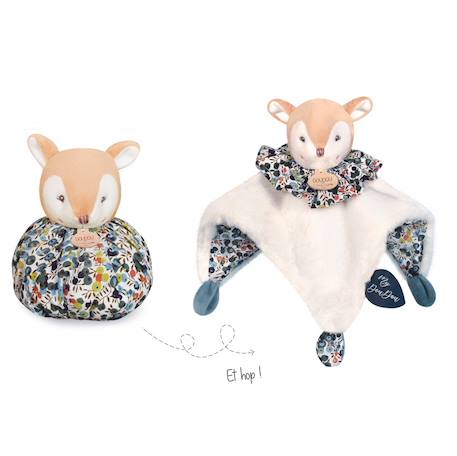 Doudou boule faon Blanc 3 - vertbaudet enfant 