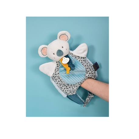 Doudou koala marionnette Bleu 4 - vertbaudet enfant 