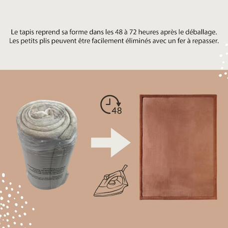 Tapis enfant à mémoire de forme cloud Beige+Bleu ciel+Gris+Mocha+Vert bleuté 21 - vertbaudet enfant 
