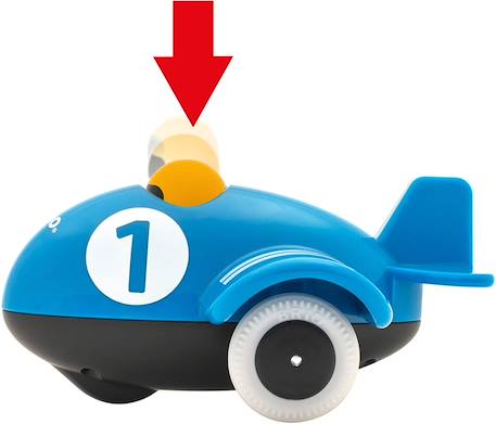 Avion push and go Bleu 3 - vertbaudet enfant 