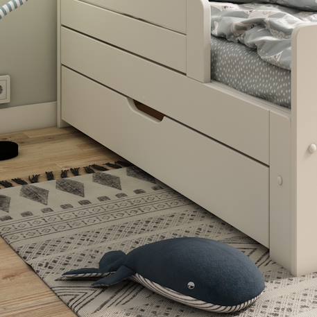 Tiroir de rangement pin massif alfred et compagnie Blanc+Bois 1 - vertbaudet enfant 