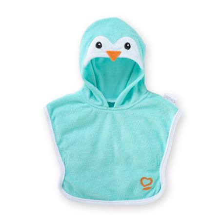 Cape de bain pingouin pour poupon 36 cm Multicolore 1 - vertbaudet enfant 