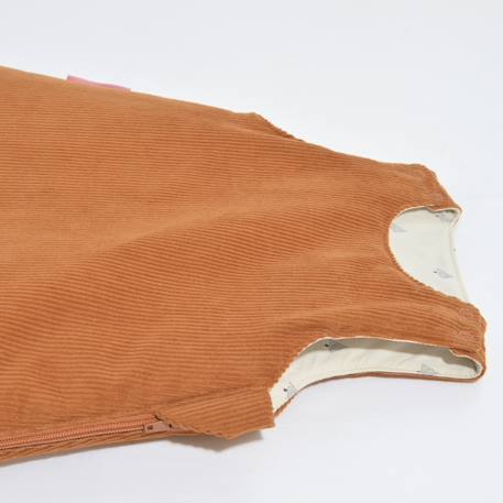 Gigoteuse hiver velours louison Caramel+Ecru 4 - vertbaudet enfant 