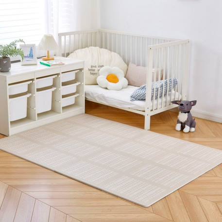 Tapis de jeu mousse à assembler hygge Beige+Sand 5 - vertbaudet enfant 
