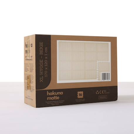 Tapis de jeu mousse à assembler hygge Beige+Sand 6 - vertbaudet enfant 