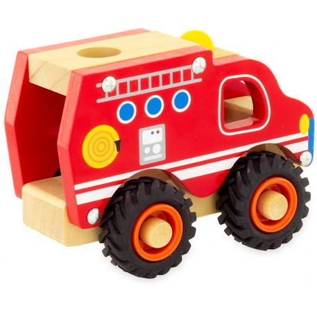 Mon camion de pompiers Rouge 2 - vertbaudet enfant 