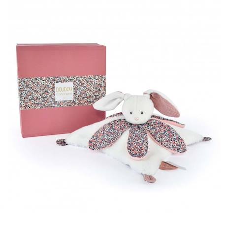 Doudou pétale lapin rose Rose 2 - vertbaudet enfant 