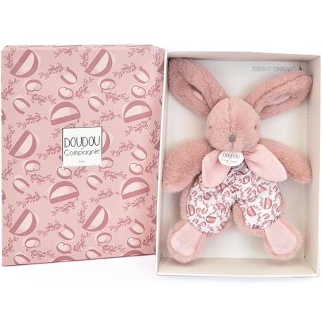 Doudou lapin 18 cm Rose 2 - vertbaudet enfant 
