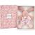 Doudou lapin 18 cm Rose 2 - vertbaudet enfant 
