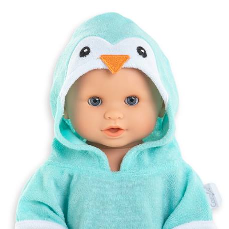 Cape de bain pingouin pour poupon 36 cm Multicolore 3 - vertbaudet enfant 
