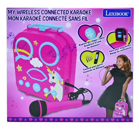 Enceinte bluetooth licorne avec micros MULTICOLORE 6 - vertbaudet enfant 