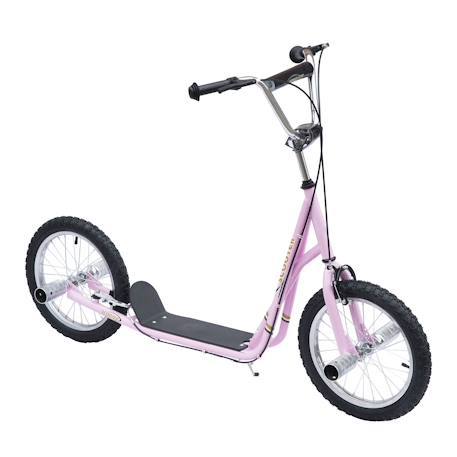 Trottinette patinette freestyle grandes roues pneumatiques ø 41 cm avec pegs Rose 1 - vertbaudet enfant 