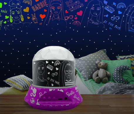 Veilleuse avec projection et effets sonores barbie Rose 2 - vertbaudet enfant 