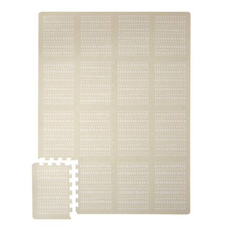 Tapis de jeu mousse à assembler hygge Beige+Sand 1 - vertbaudet enfant 
