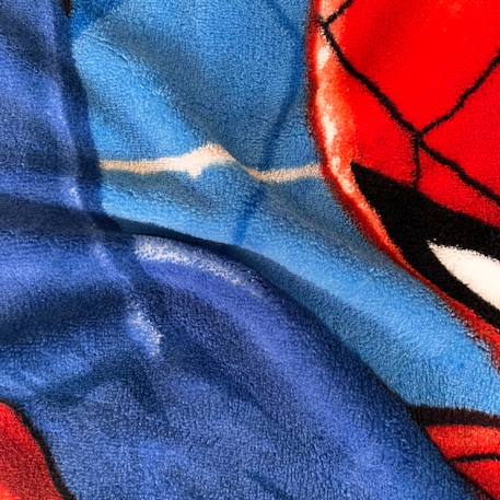Plaid polaire tout doux imprimé 100% polyester, spiderman action Bleu 3 - vertbaudet enfant 