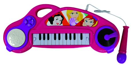 Piano électronique disney princesse avec effets lumineux et microphone Rose 5 - vertbaudet enfant 