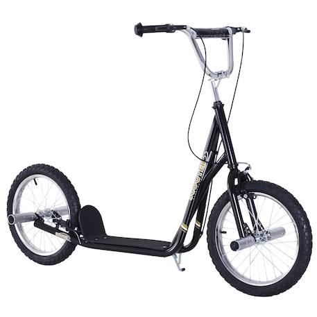 Trottinette patinette freestyle grandes roues pneumatiques ø 41 cm avec pegs Noir 2 - vertbaudet enfant 