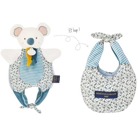 Doudou koala marionnette Bleu 3 - vertbaudet enfant 