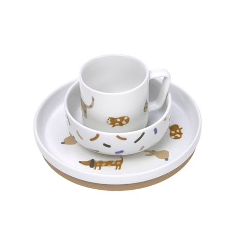 Coffret repas en porcelaine little mateys Blanc royal 2 - vertbaudet enfant 