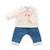 T-shirt manches longues et jean week-end à paris pour poupon 36 cm Multicolore 3 - vertbaudet enfant 