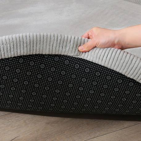 Tapis enfant à mémoire de forme cloud rond Beige+Gris 10 - vertbaudet enfant 