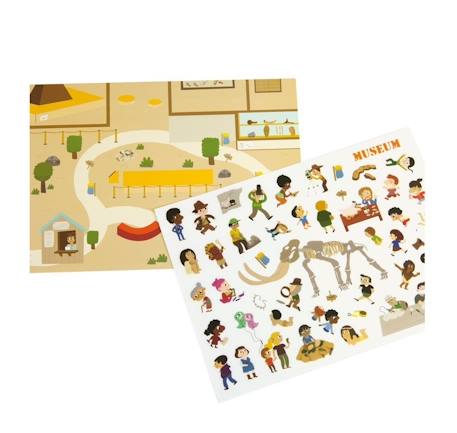 Stickers repositionnables civilisations Orange 2 - vertbaudet enfant 