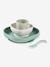 Set vaisselle 4 pièces silicone bleu+bleu+EUCALYPTUS+jaune+jungle+NIGHT BLUE+rose+terracotta+vert sauge 46 - vertbaudet enfant 