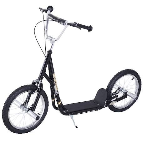 Trottinette patinette freestyle grandes roues pneumatiques ø 41 cm avec pegs Noir 1 - vertbaudet enfant 