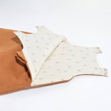 Gigoteuse hiver velours louison Caramel+Ecru 5 - vertbaudet enfant 