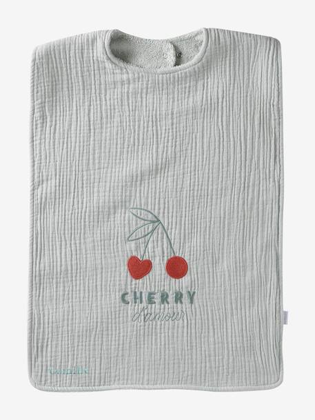Lot de 2 bavoirs en gaze de coton CHERRY Cherry 5 - vertbaudet enfant 