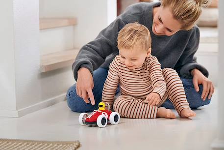 Voiture de course push and go Rouge 3 - vertbaudet enfant 